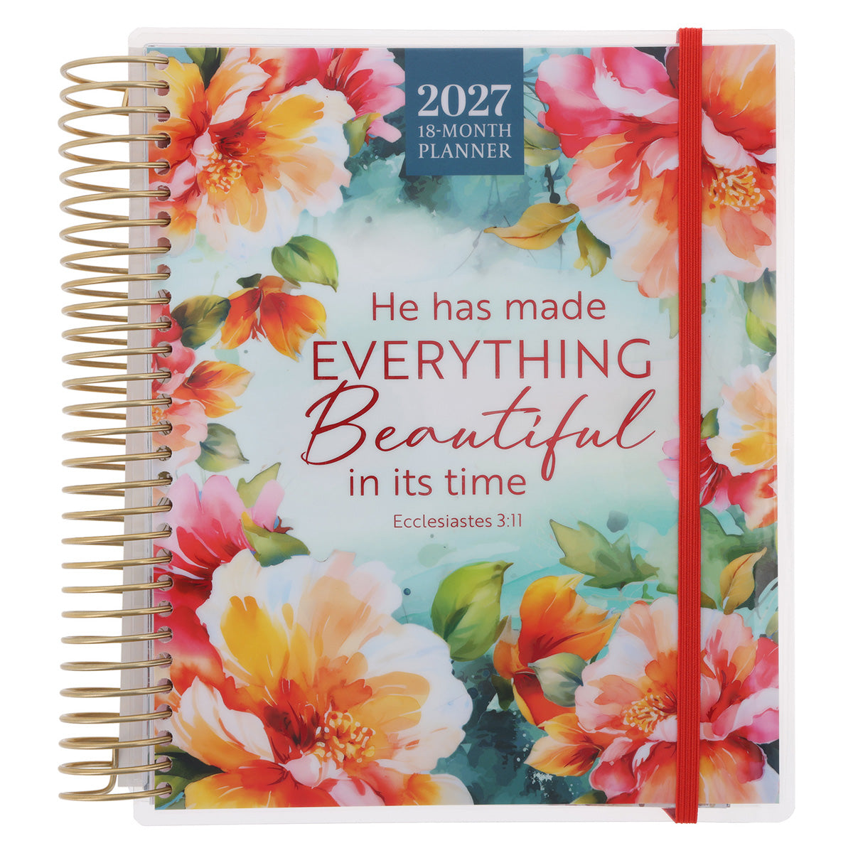 2027 Diary - 18-Month Planner for Women - Everything Beautiful - Wirebound