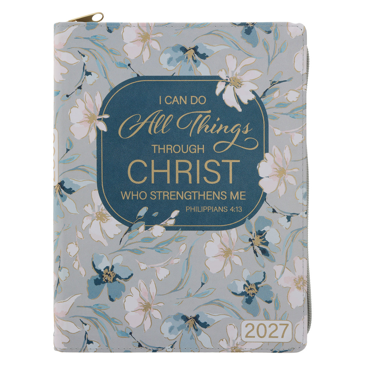 2027 Diary - 18-Month Planner for Women - All Things - Faux Leather with Zip