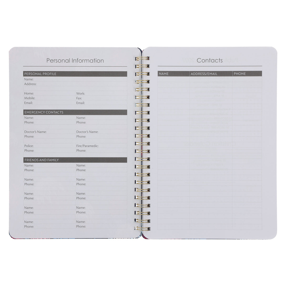 2027 Diary - Daily Planner - His Mercies Are New Every Morning - Wirebound