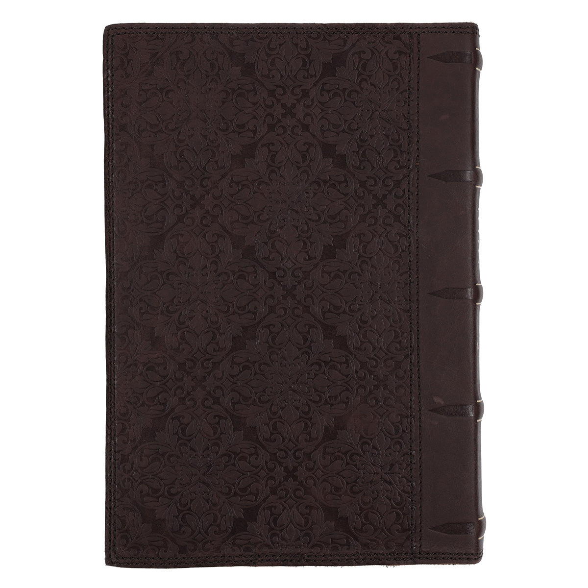KJV Brown Vintage Design Genuine Leather Full-Size Bible Giant Print