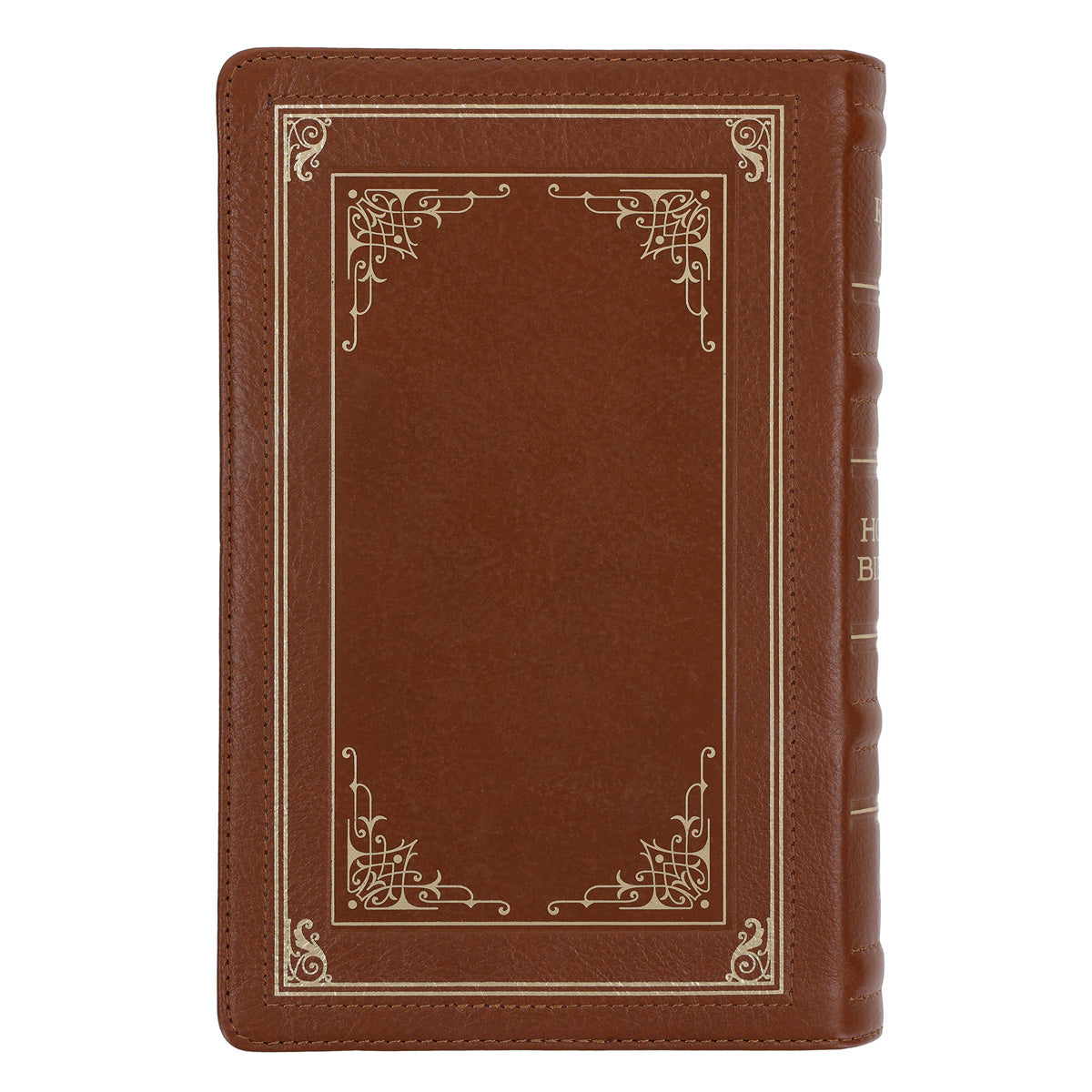 KJV Brown Frame Genuine Leather Bible Giant Print