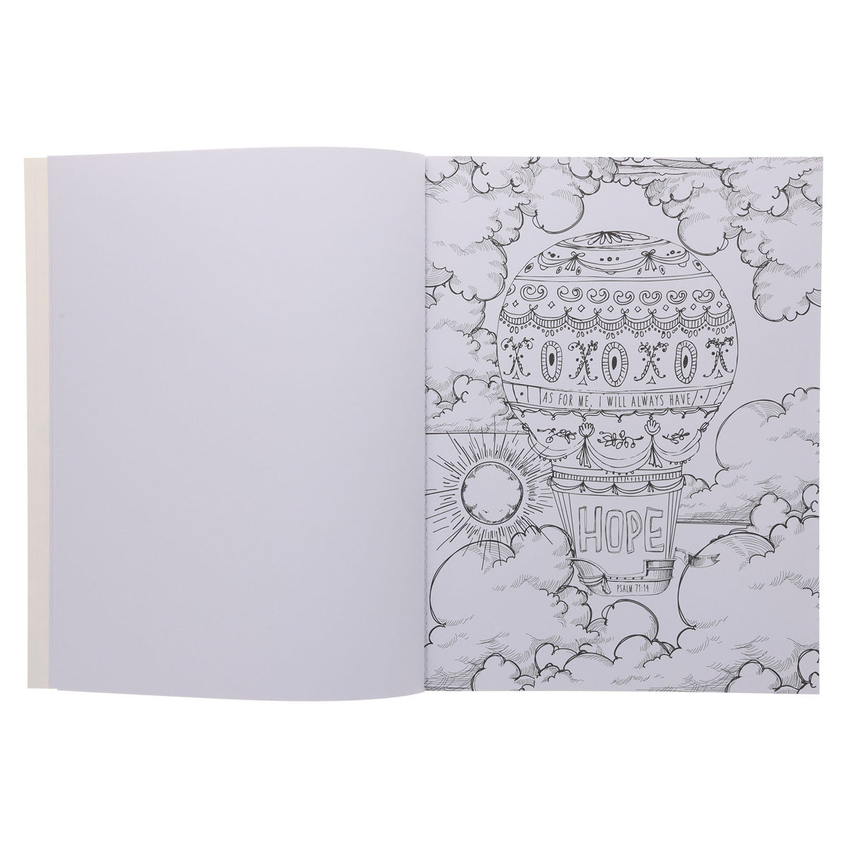 The Psalms in Color Painted Floral Coloring Book (Paperback)