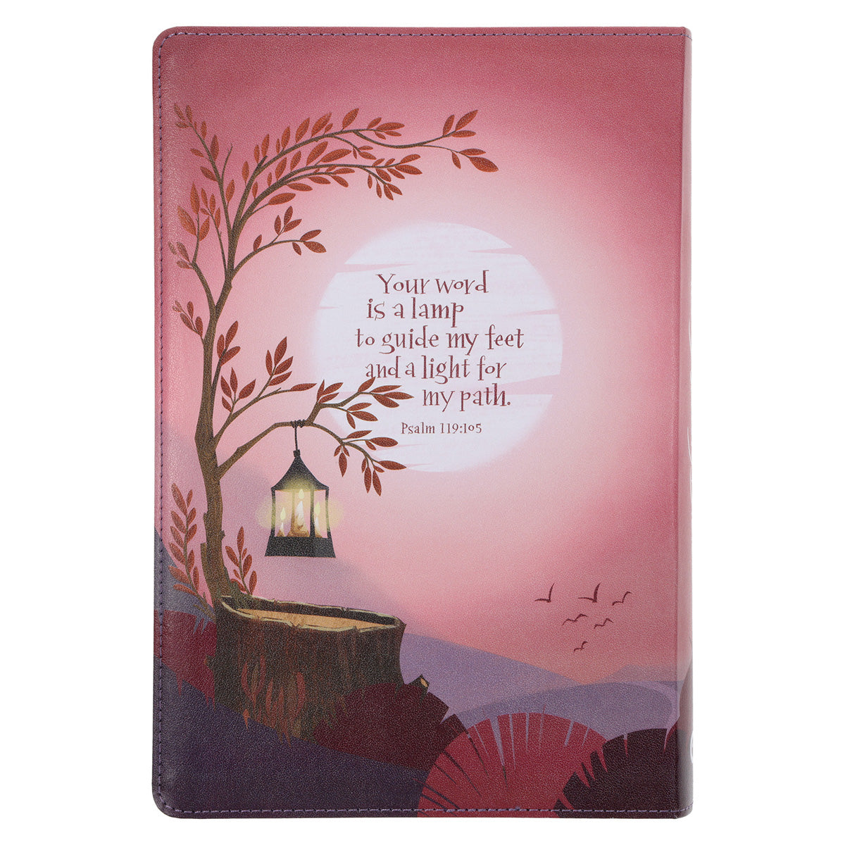NLT Pink Faux Leather The Discovery Bible with Indexing Tabs