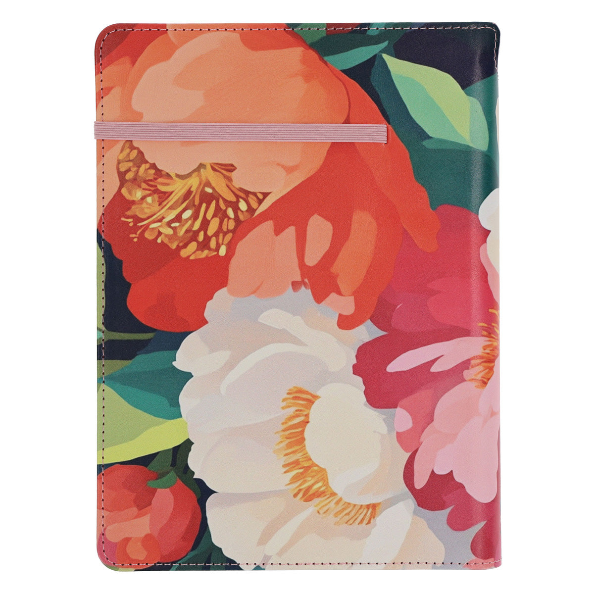 Strength and Dignity Faux Leather Journal with Pen Holder and Elastic Closure
