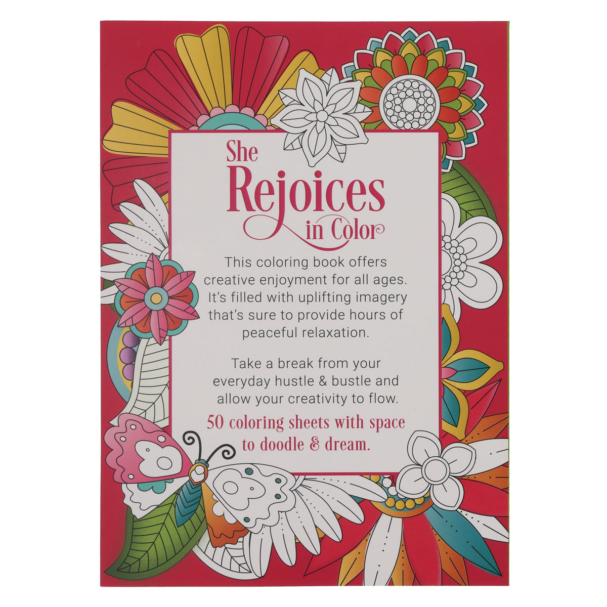 She Rejoices in Color Coloring Book (Paperback)