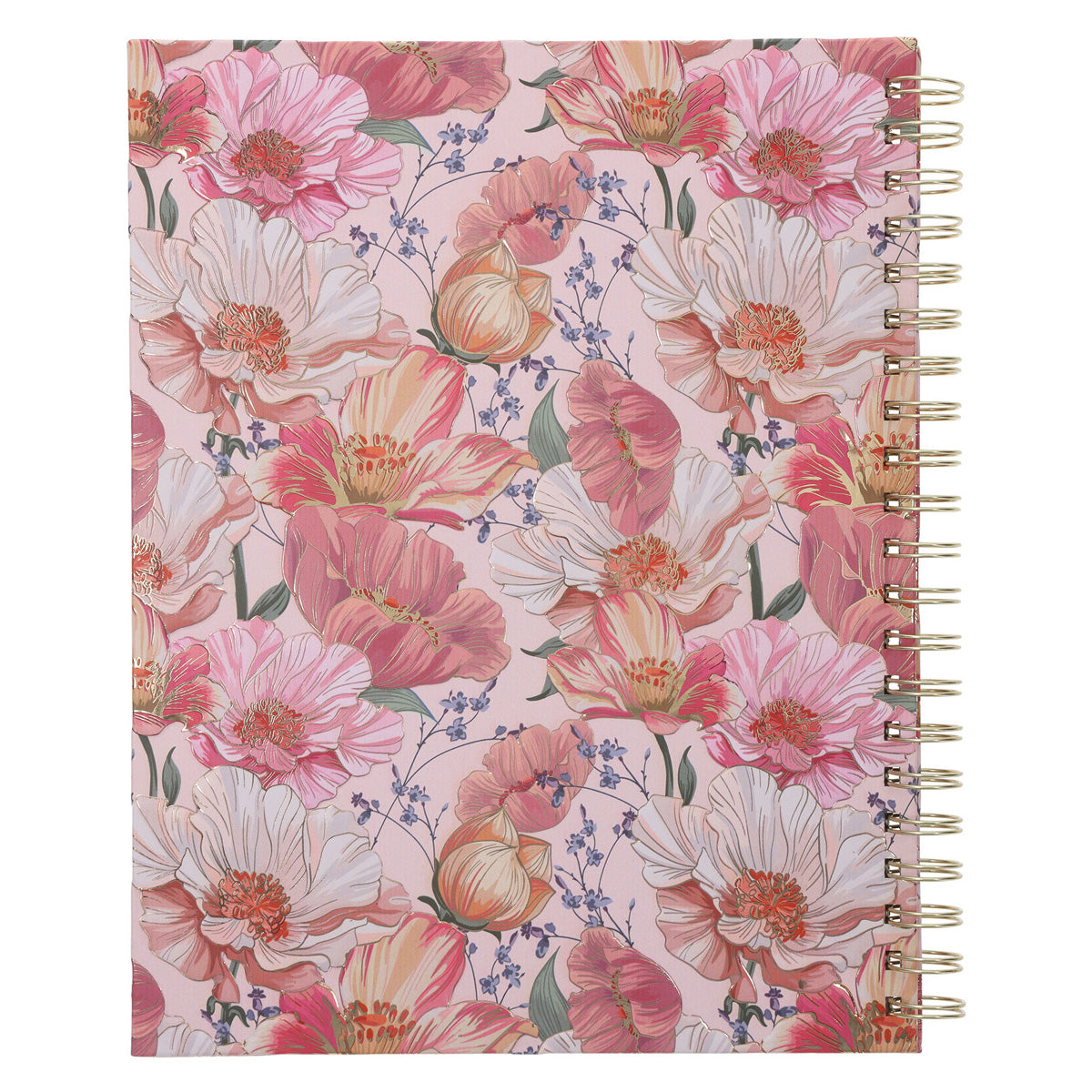 Trust in the Lord Florals Hardcover A4 Wirebound Journal