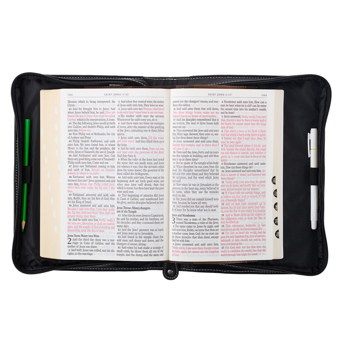 All Things Scenic Phil 4:13 (Faux Leather Bible Bag)