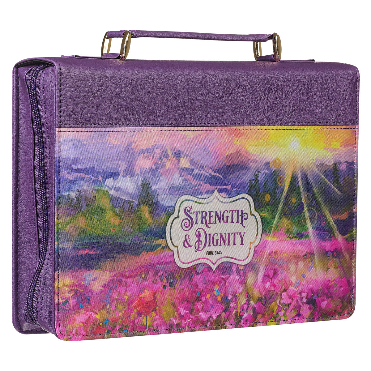 Strength & Dignity (Faux Leather Bible Bag)