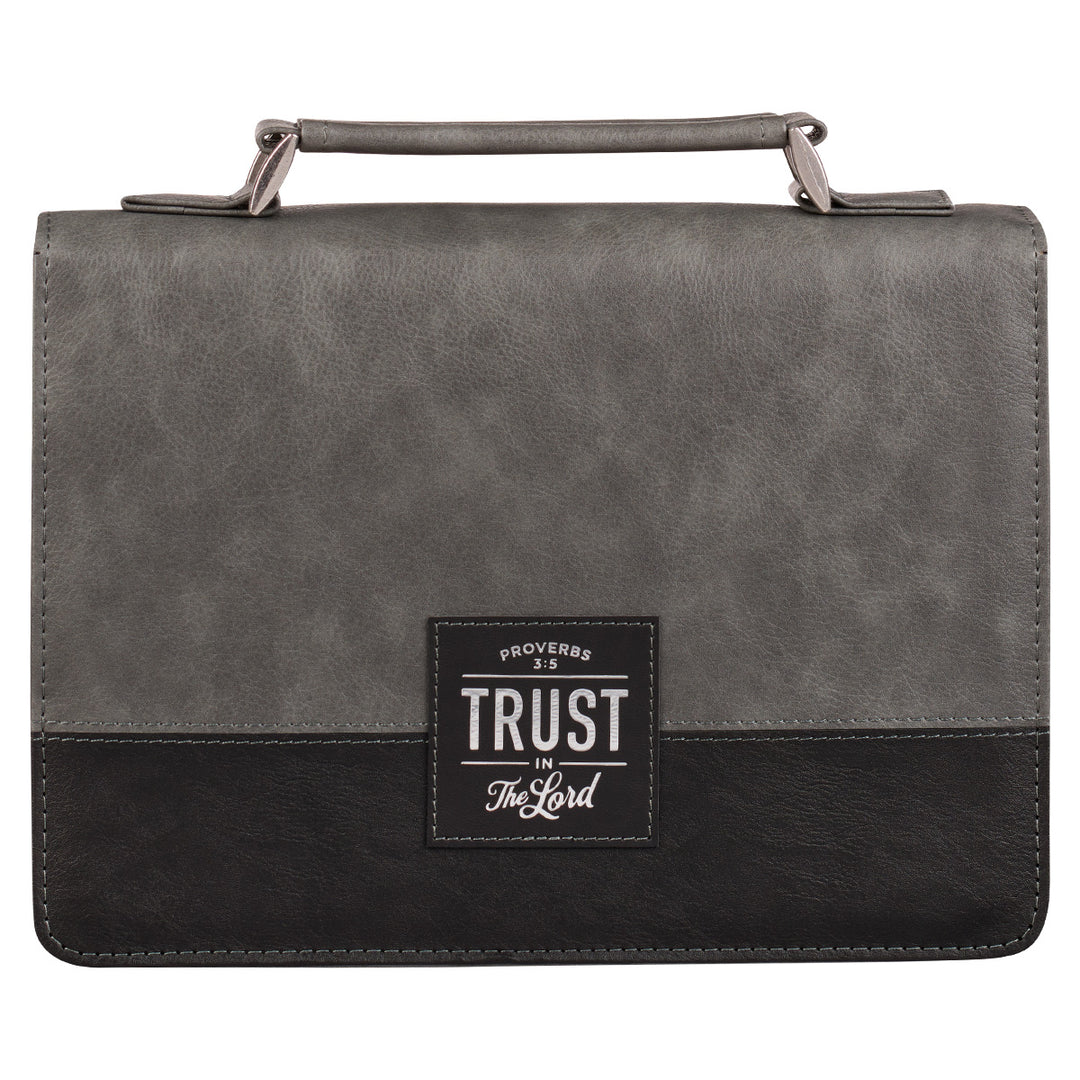 Trust In The Lord Proverbs 3:5 (Faux Leather Bible Bag)