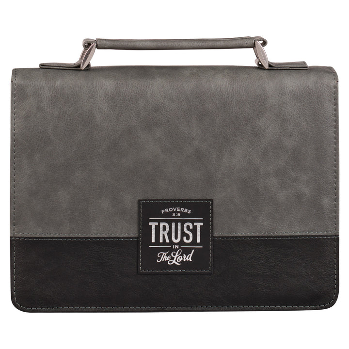 Trust In The Lord Proverbs 3:5 (Faux Leather Bible Bag)