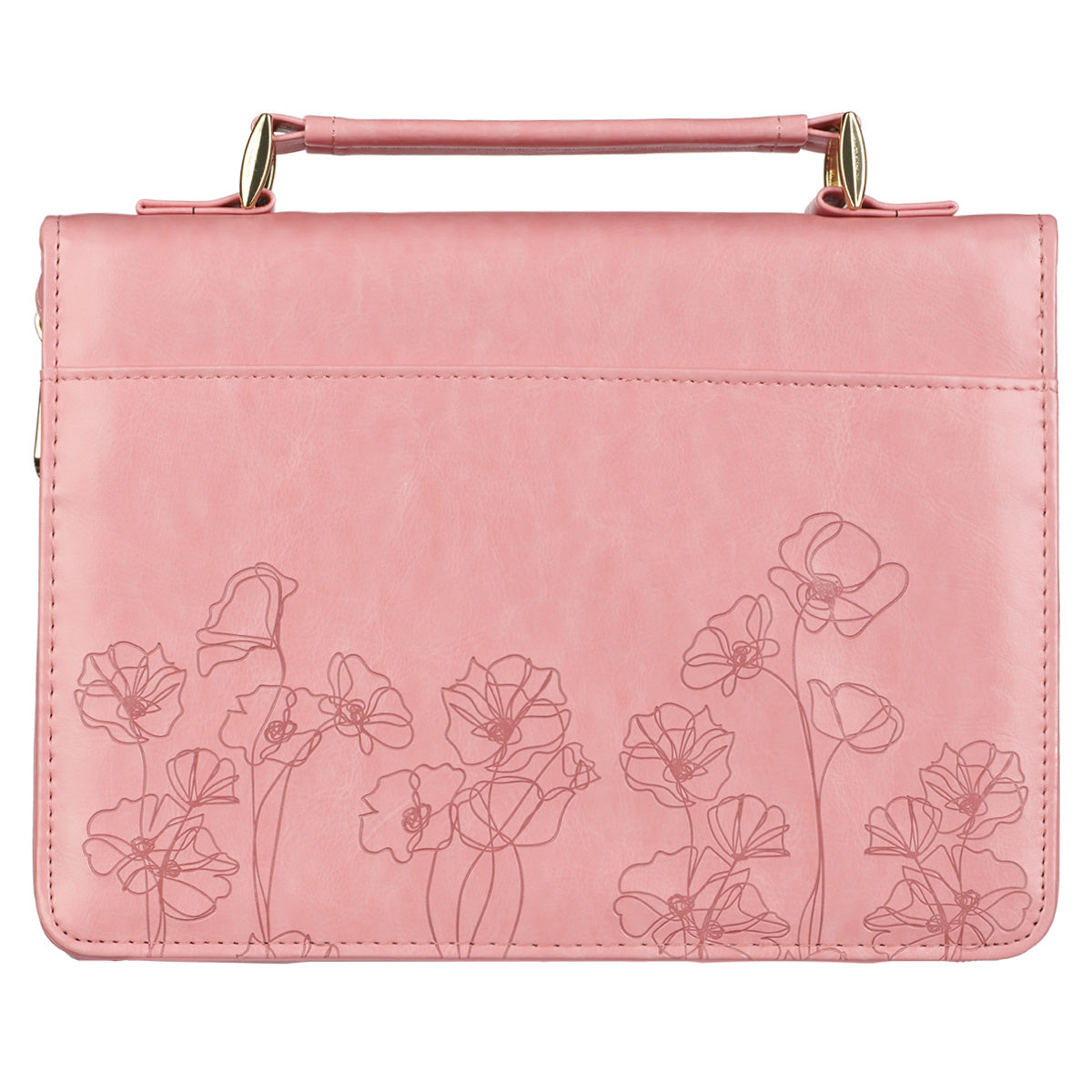 His Mercy Never Fails Watercolor (Faux Leather Bible Bag)