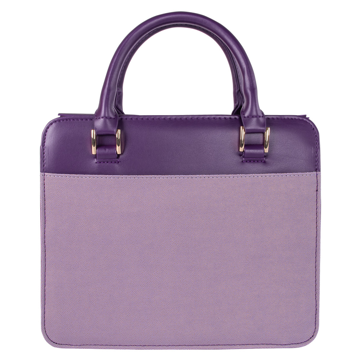 Cross Purple (Faux Leather Fashion Bible Bag)