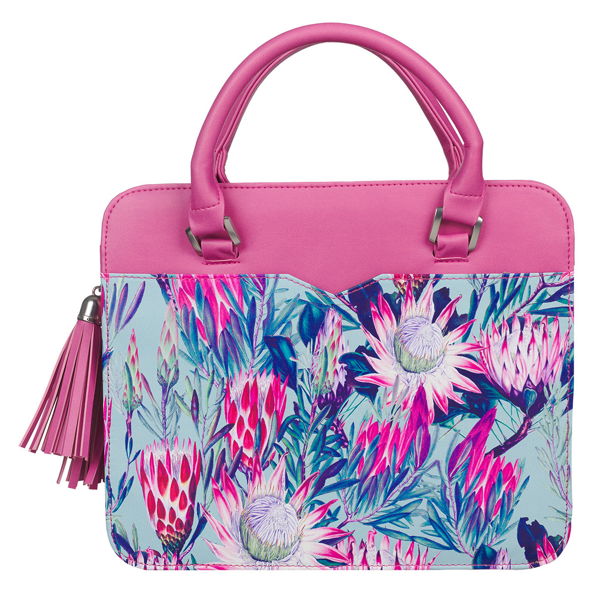 Genade Op Genade Faux Leather Bible Bag - Johannes 1:16