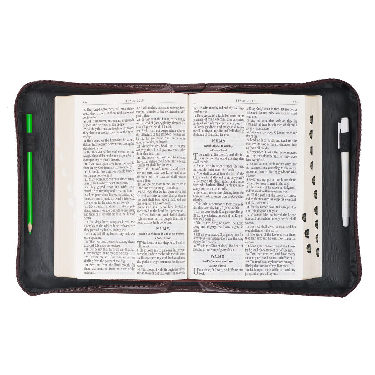 I Know the Plans I Have for You Two-Tone Brown Faux Leather Bible Bag