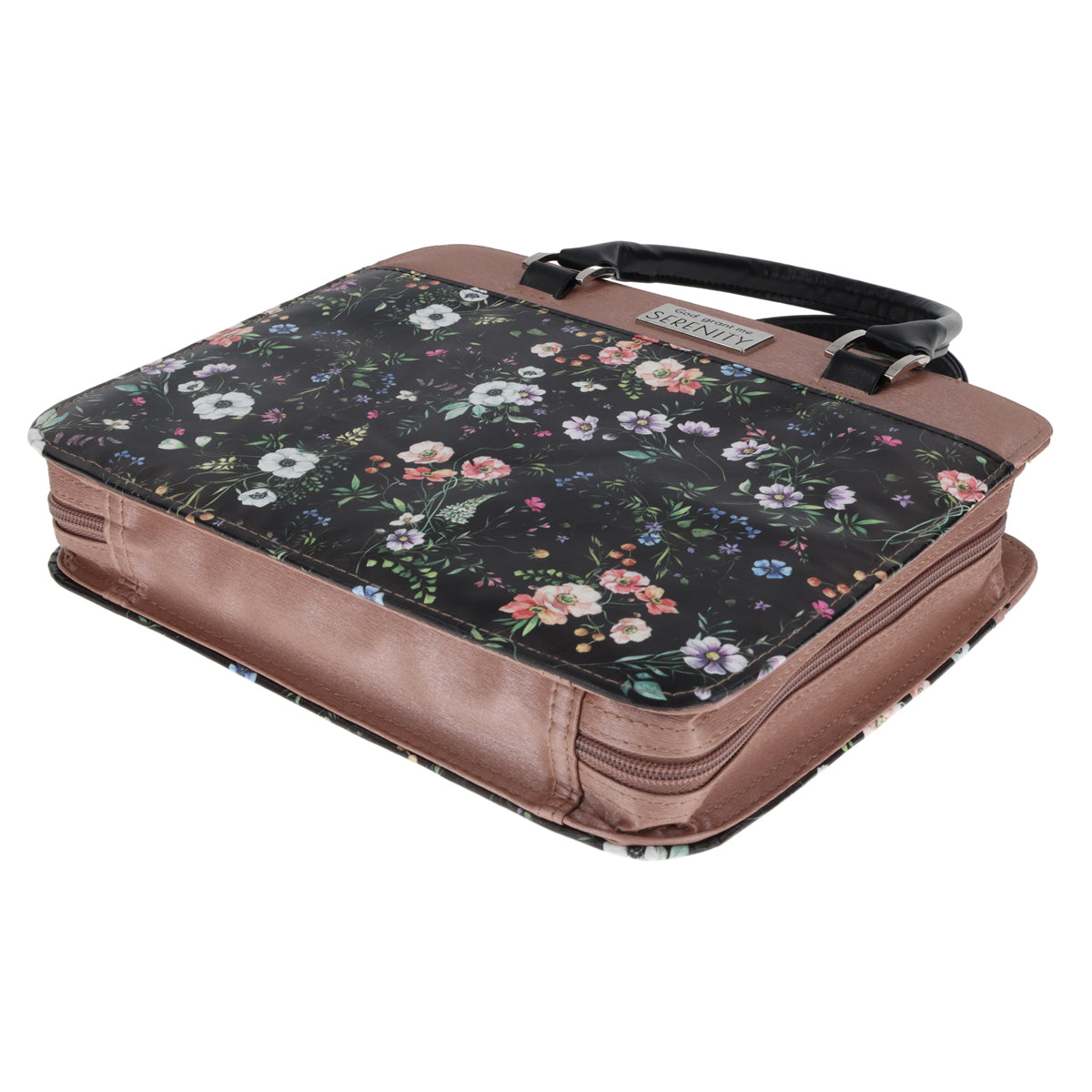 Serenity Prayer Faux Leather Bible Bag