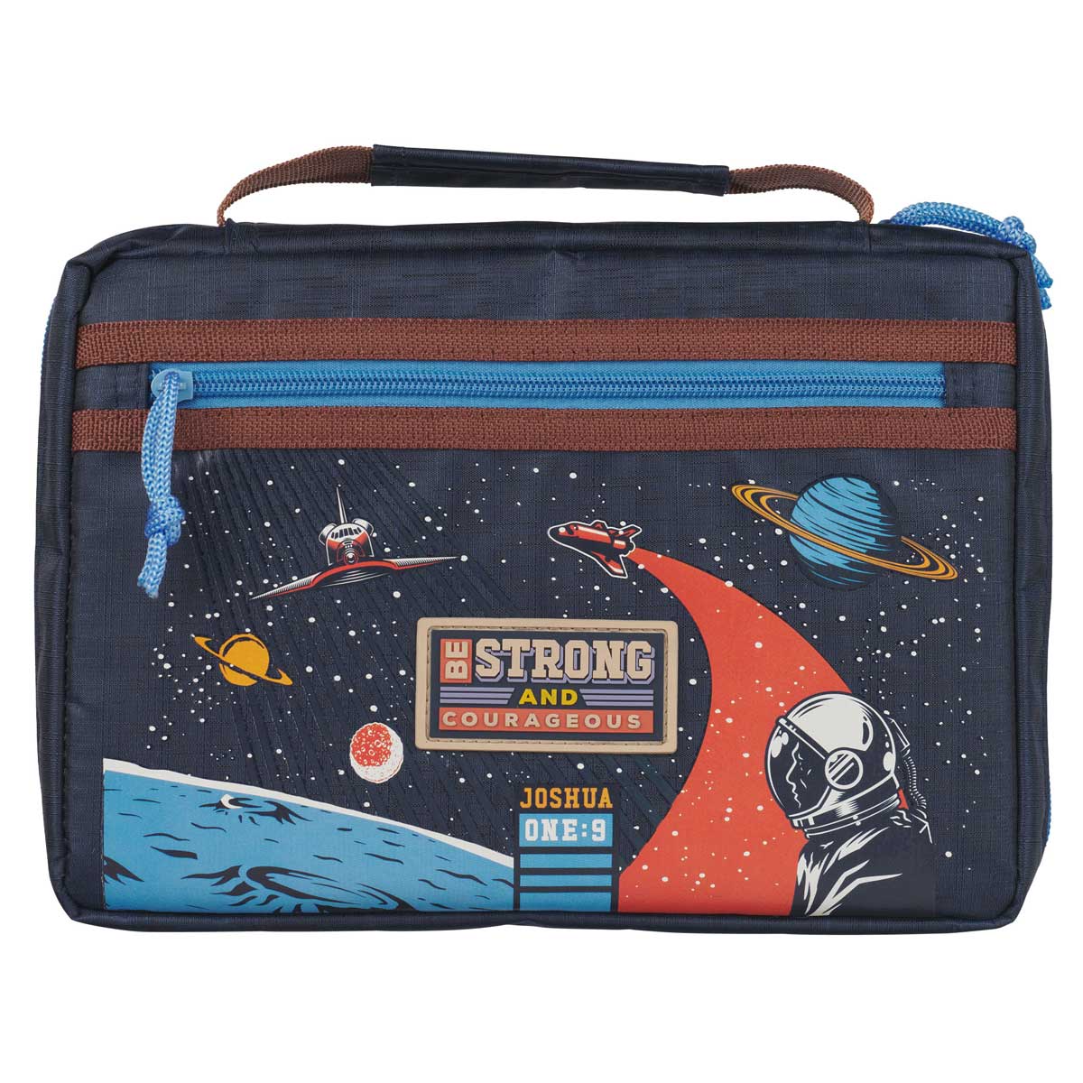 Be Strong and Courageous Polyester Bible Bag