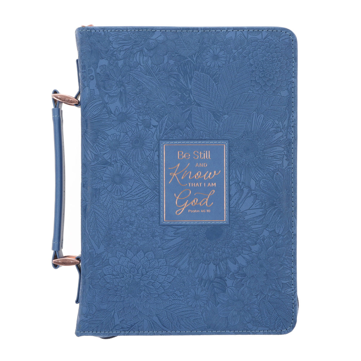 Be Still and Know That I Am God Faux Leather Bible Bag