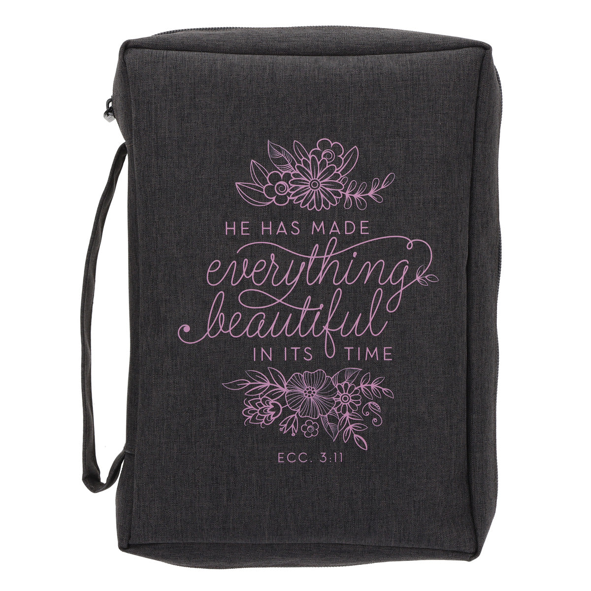 He Has Made Everything Beautiful in Its Time Polyester Bible Bag