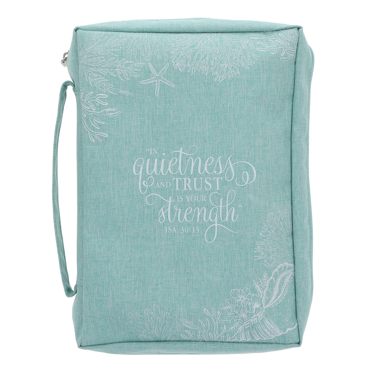In Quietness and Trust Is Your Strength Polyester Bible Bag