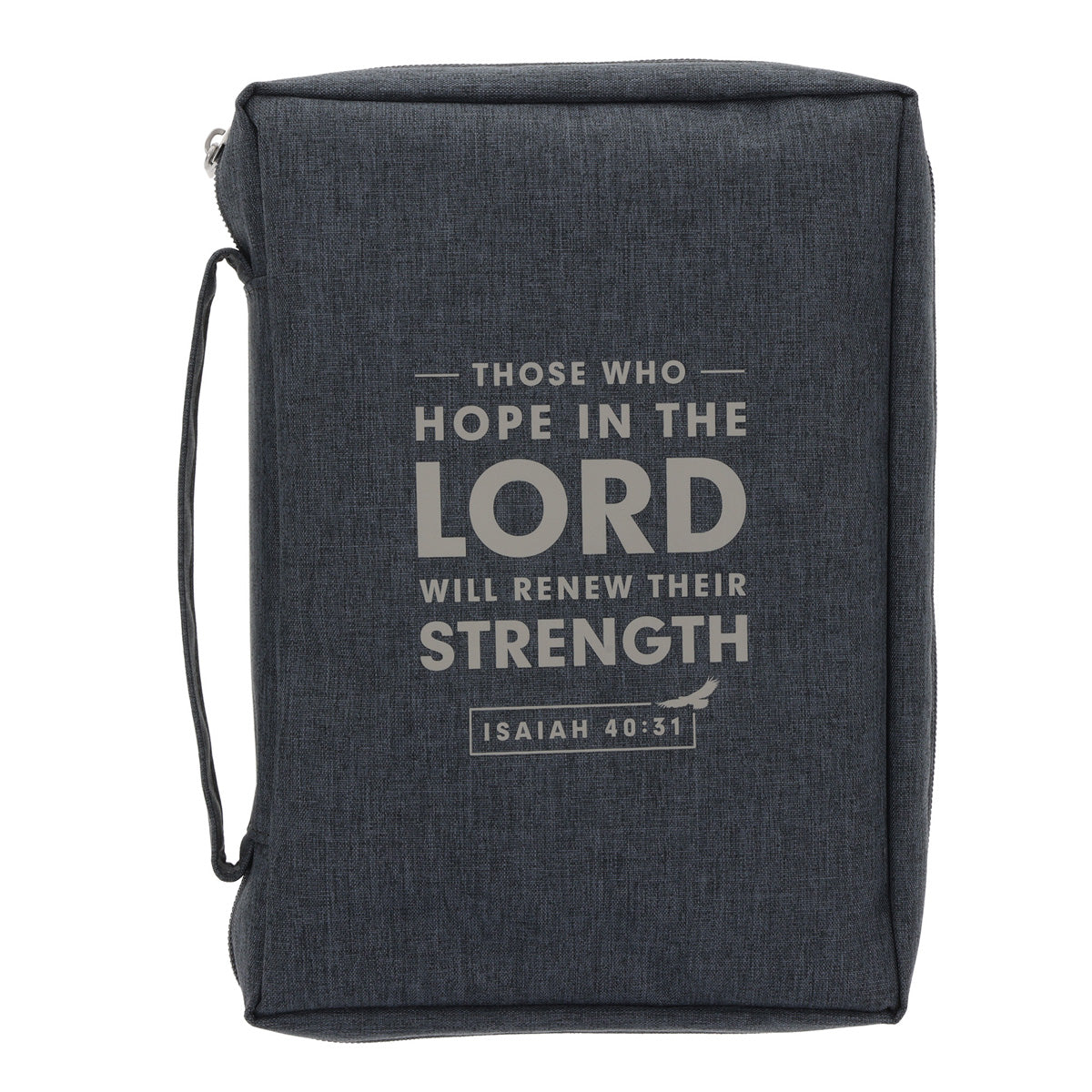 Those Who Hope in the Lord Will Renew Their Strength Polyester Bible Bag
