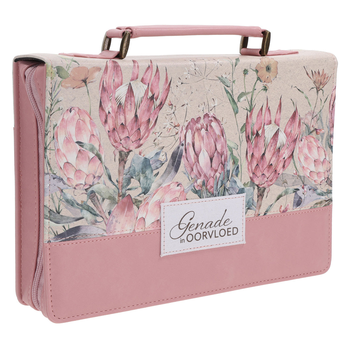 Genade in Oorvloed Afrikaans Faux Leather Bible Bag