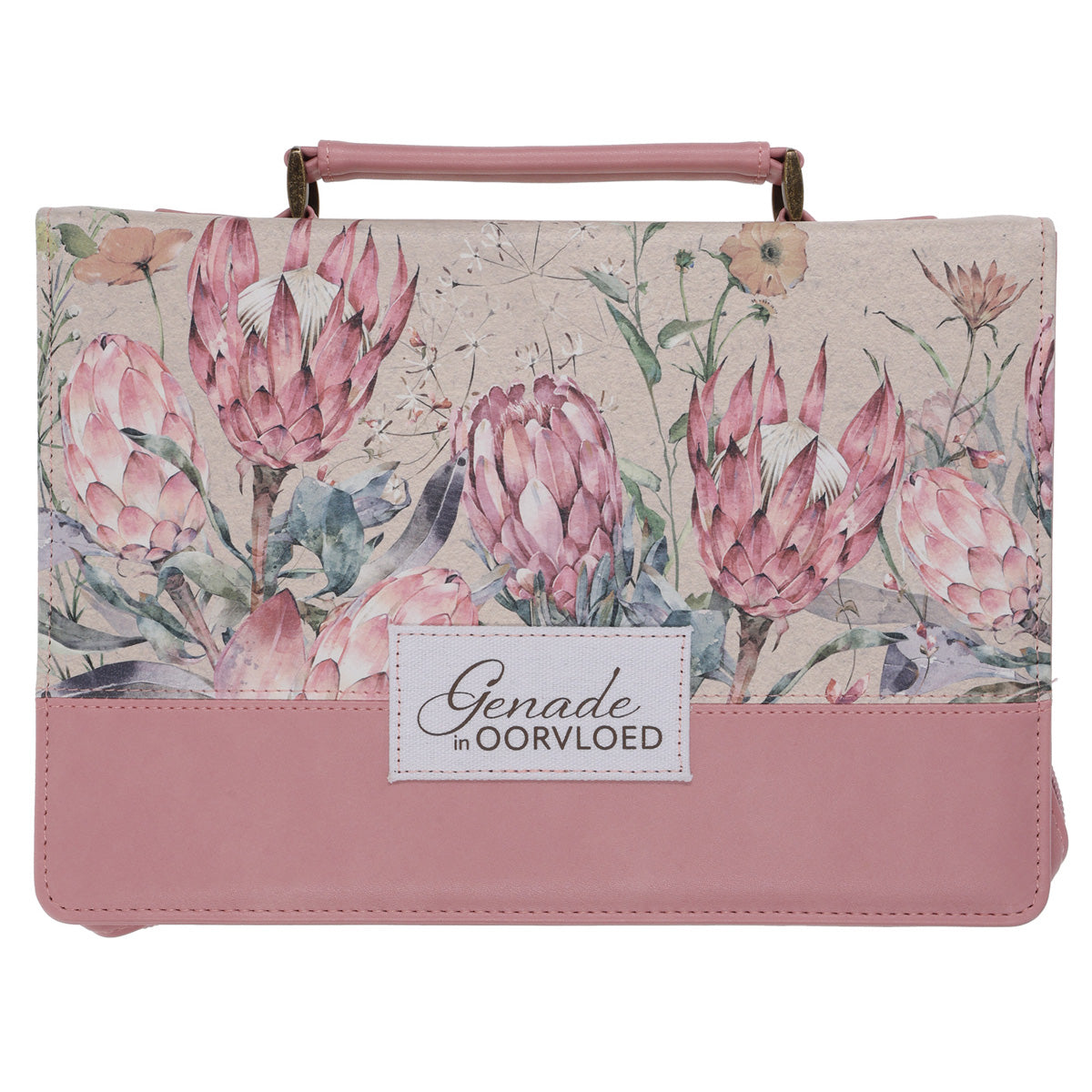 Genade in Oorvloed Afrikaans Faux Leather Bible Bag