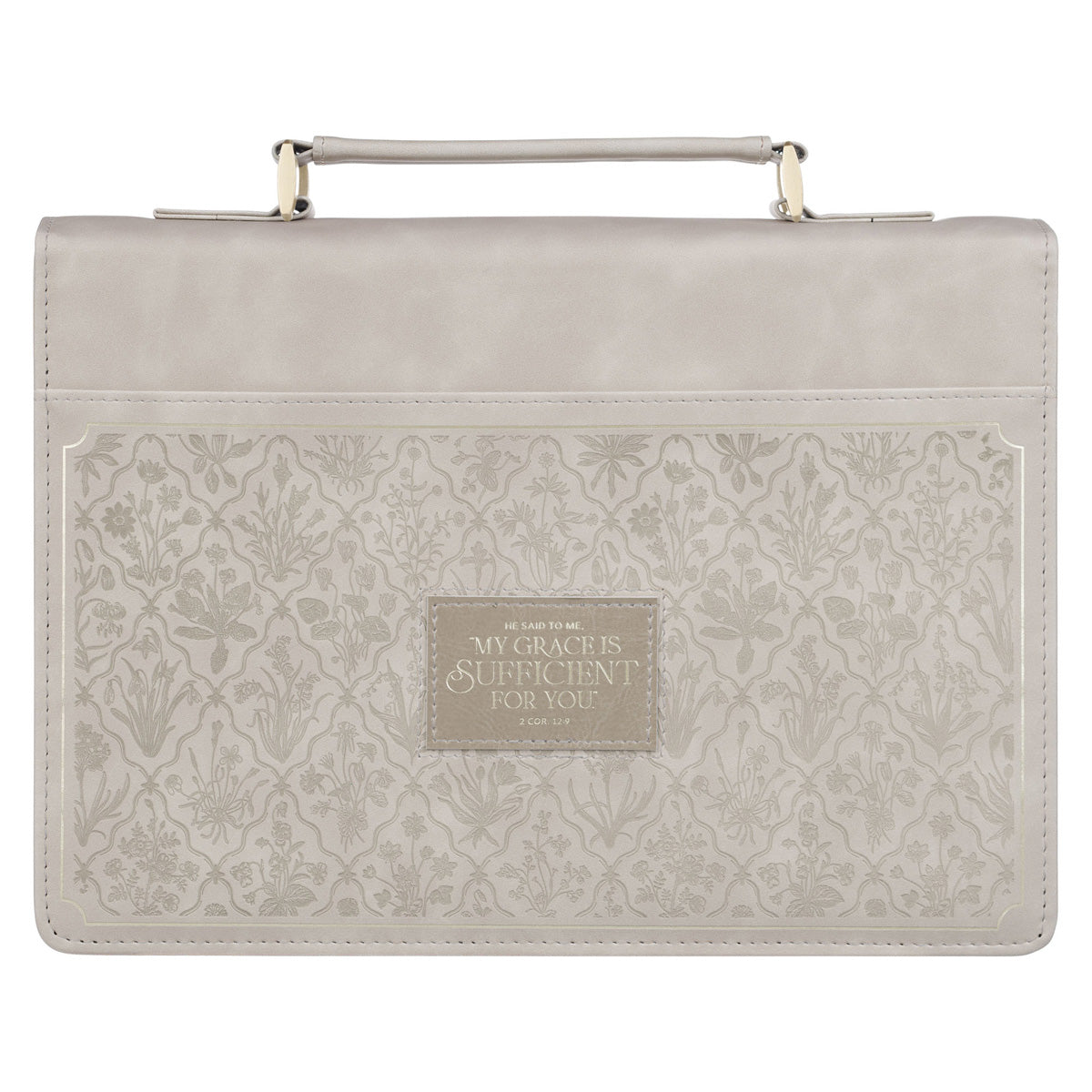 My Grace Is Sufficient for You Faux Leather Bible Bag