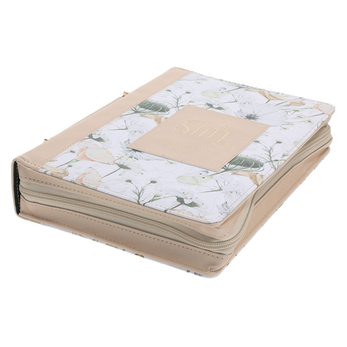 Be Still and Know That I Am God Faux Leather Bible Bag