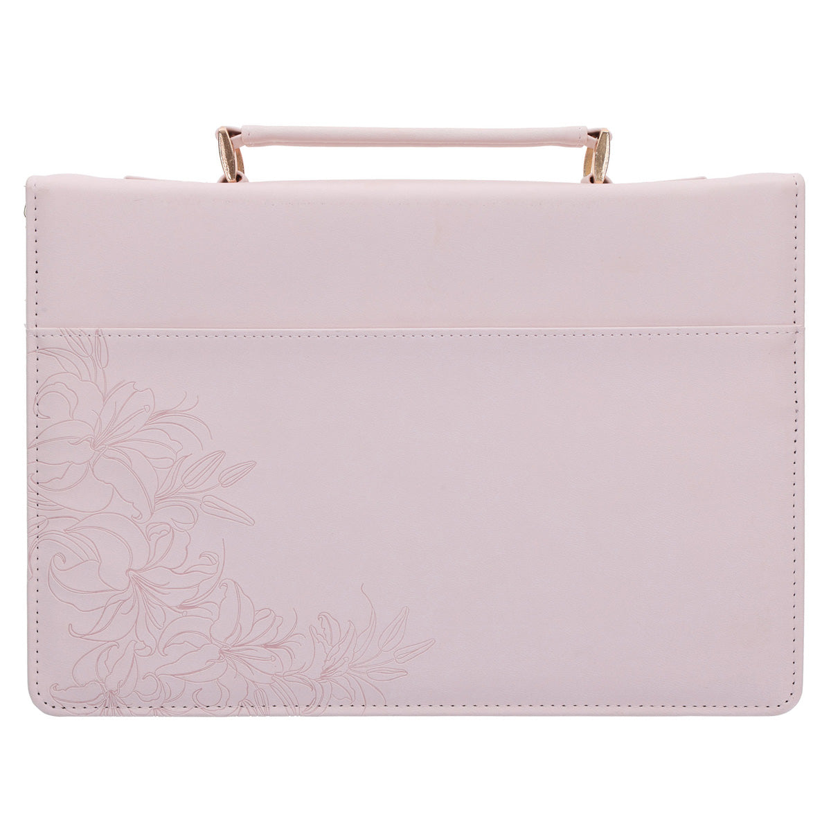 Be Still & Know Pink Faux Leather Bible Bag