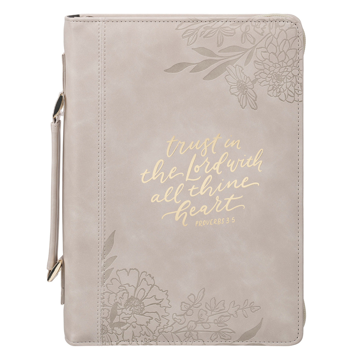 Trust in the Lord with All Thine Heart Faux Leather Bible Bag