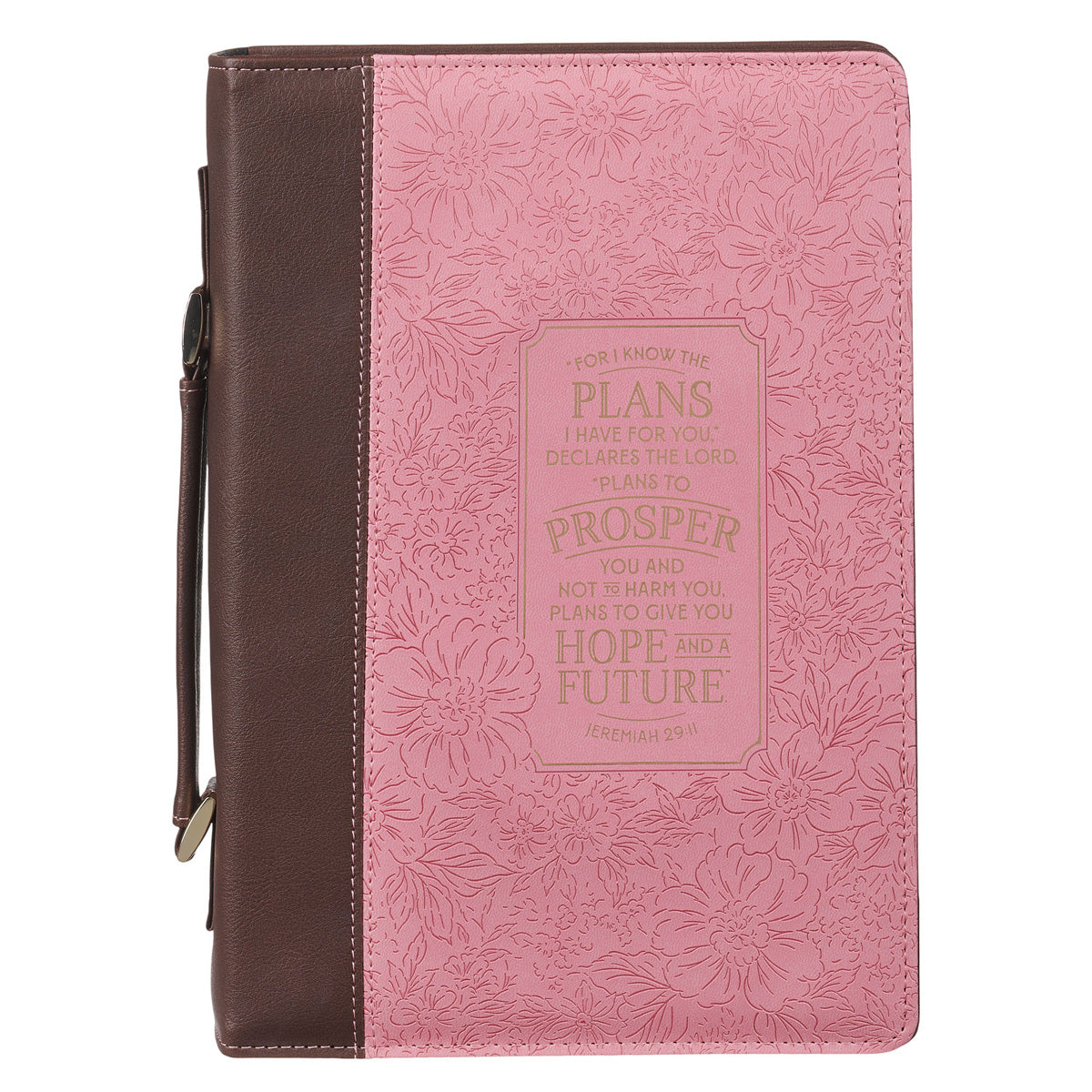 For I Know the Plans Faux Leather Bible Bag