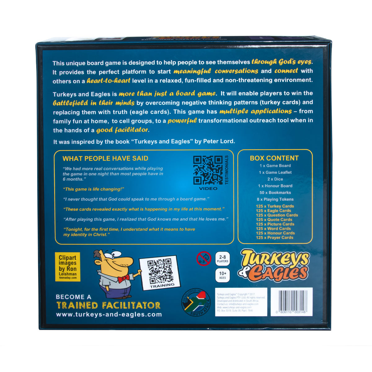 Board Game: Turkeys And Eagles Updated (Boxed Set)