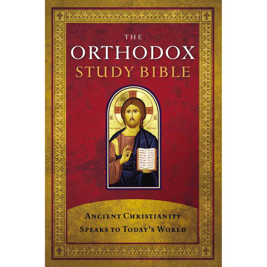NKJV Orthodox Study Bible Red (Hardcover)