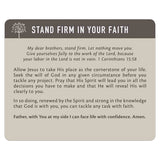 Stand Firm Cards In Tin