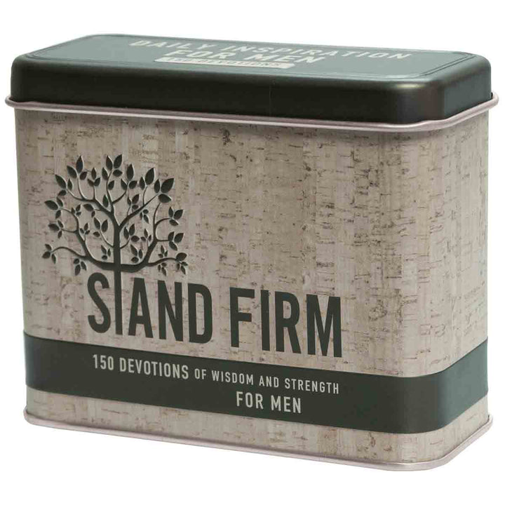 Stand Firm Cards In Tin