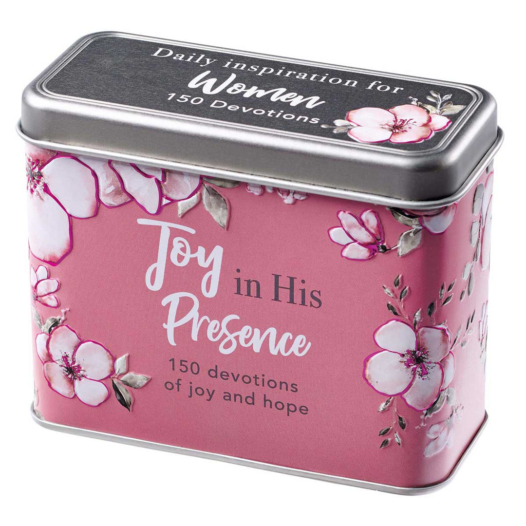 Joy In His Presence Cards In Tin