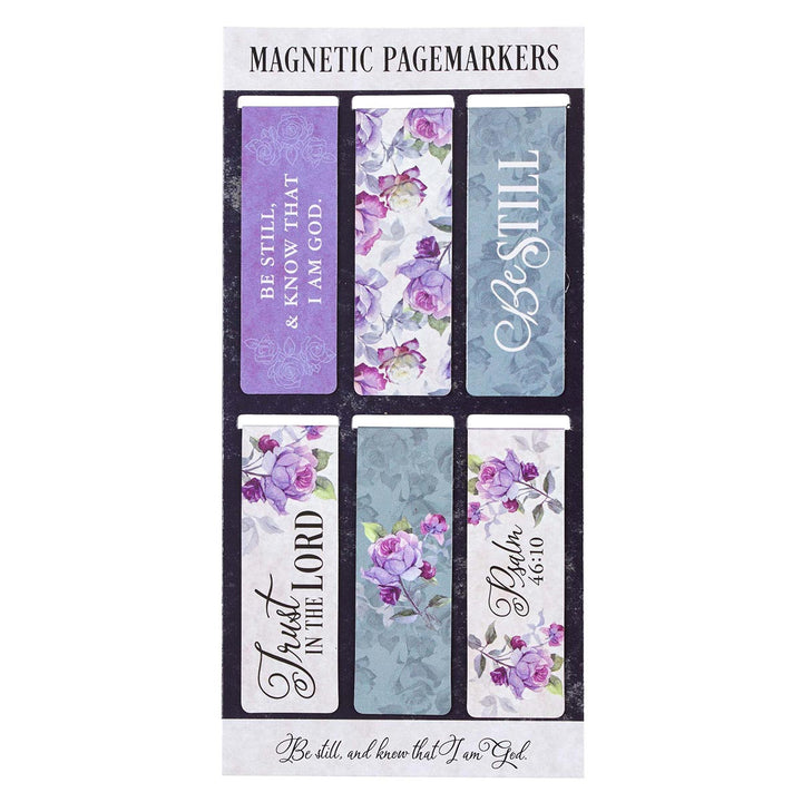 Be Still And Know That I Am God Magnetic Bookmarks Set Of 6 - Psalm 46:10