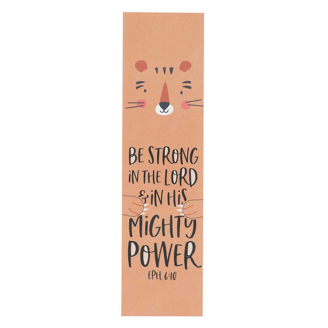 Strong In The Lord Ephesians 6:10 (Pack Of 10)(Sunday School Bookmark)