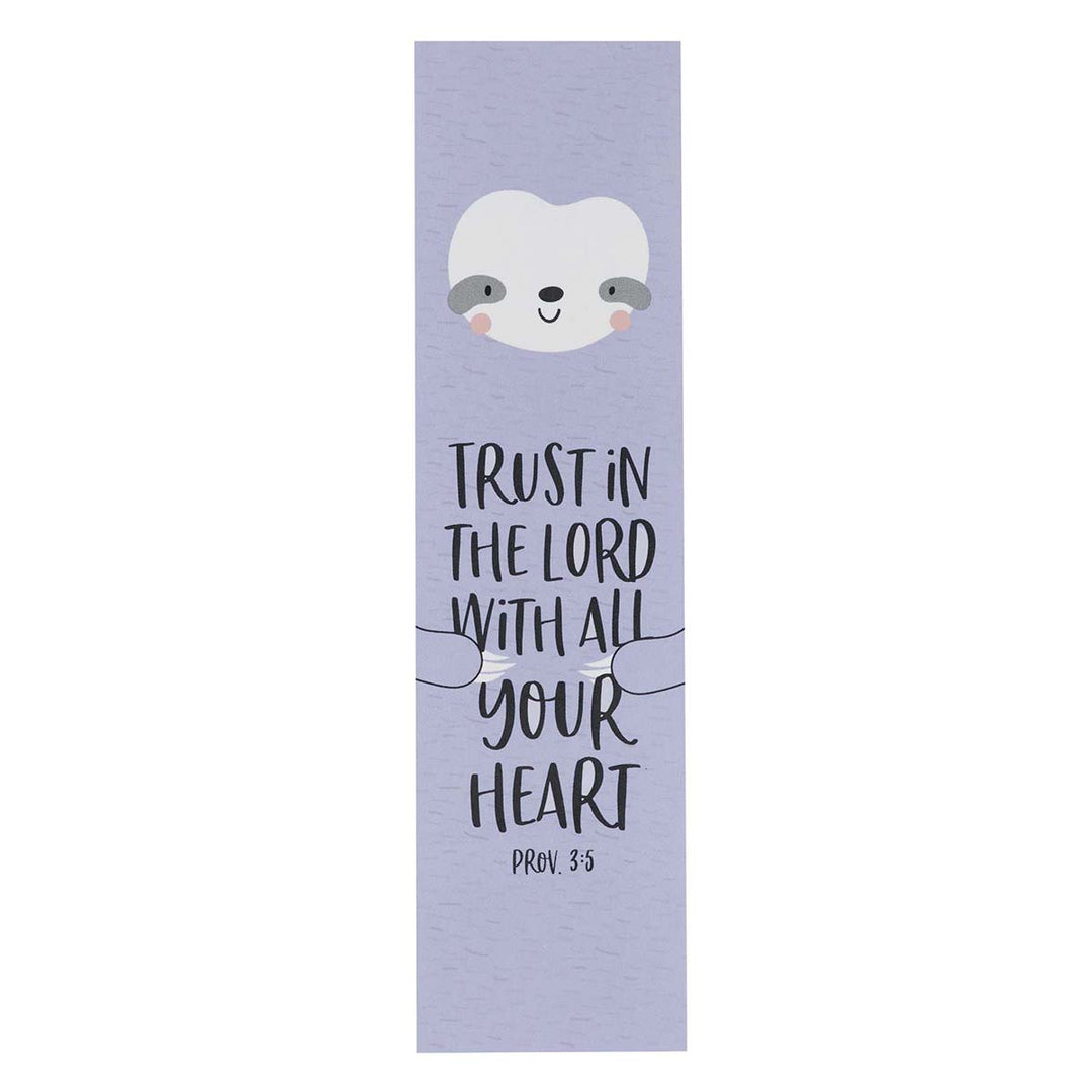 Trust In The Lord Proverbs 3:5 (Pack Of 10)(Sunday School Bookmark)