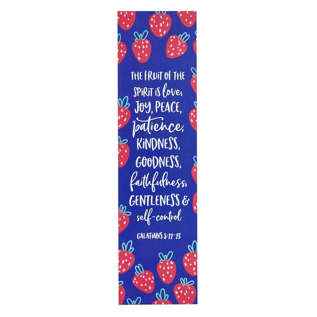 Fruit Of The Spirit Galatians 5:22-23 (Pack Of 10)(Sunday School Bookmark)