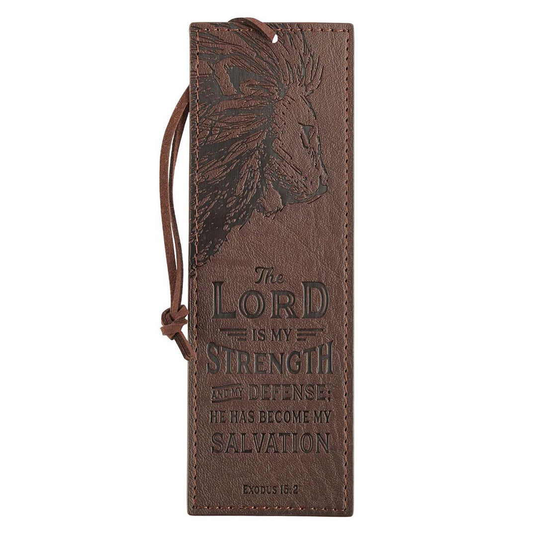 The Lord Is My Strength (Faux Leather Pagemarker)