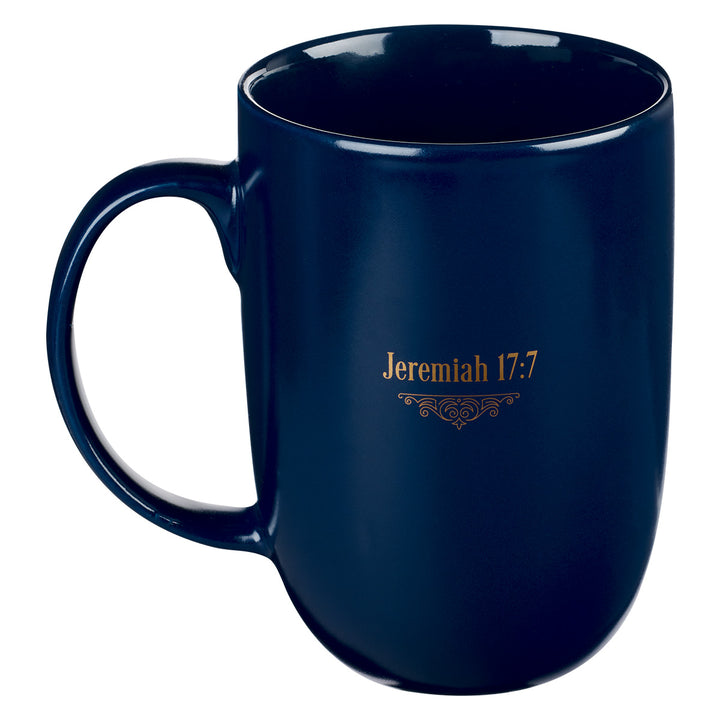 Blessed Is The One Who Trusts Ceramic Mug - Jer. 17:7