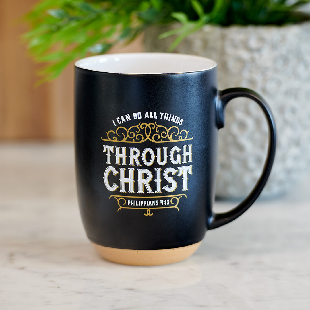 All Things Through Christ Ceramic Mug - Phil. 4:13