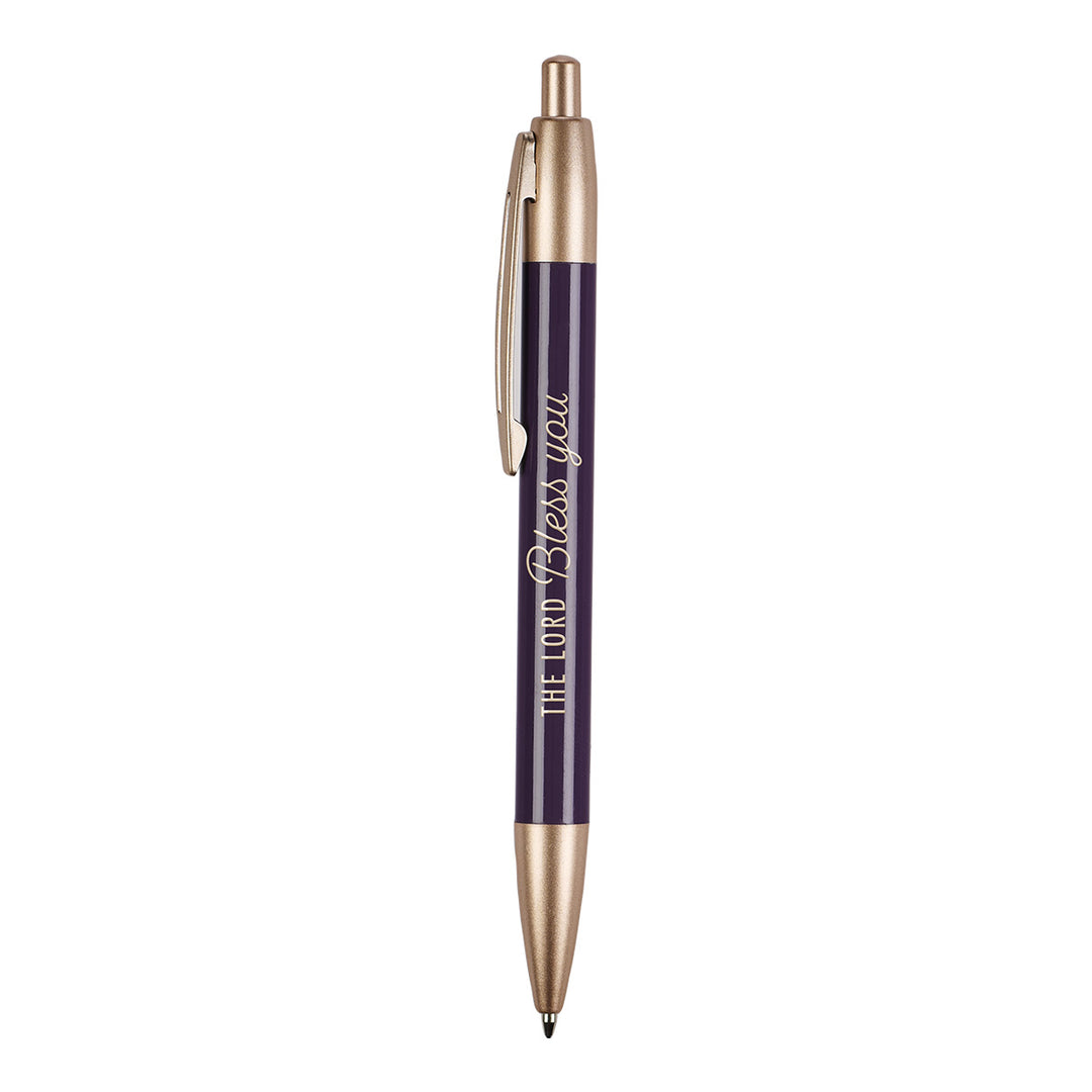 Bless You & Keep You Numbers 6:24-26 Purple (Boxed Set Pen)