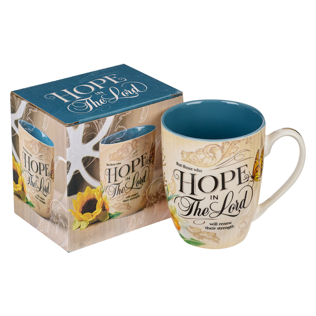 Hope In The Lord Ceramic Mug - Isaiah 40:31