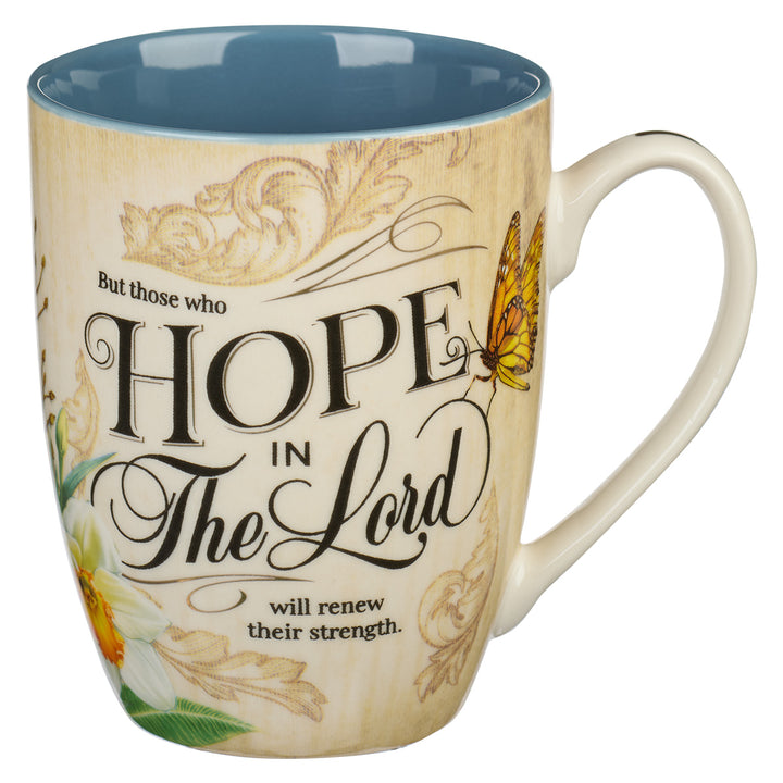 Hope In The Lord Ceramic Mug - Isaiah 40:31