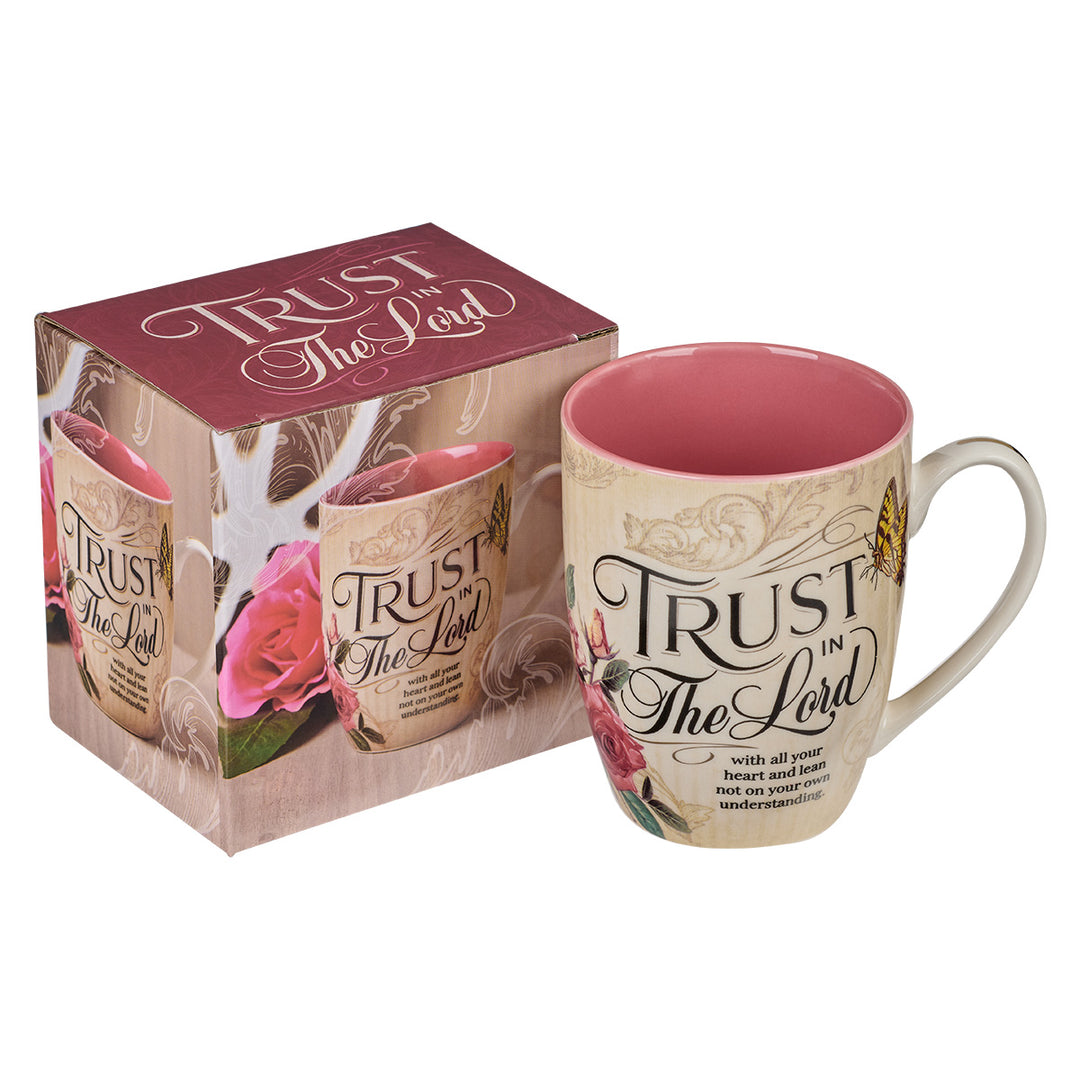 Trust In The Lord Ceramic Mug - Proverbs 3:5