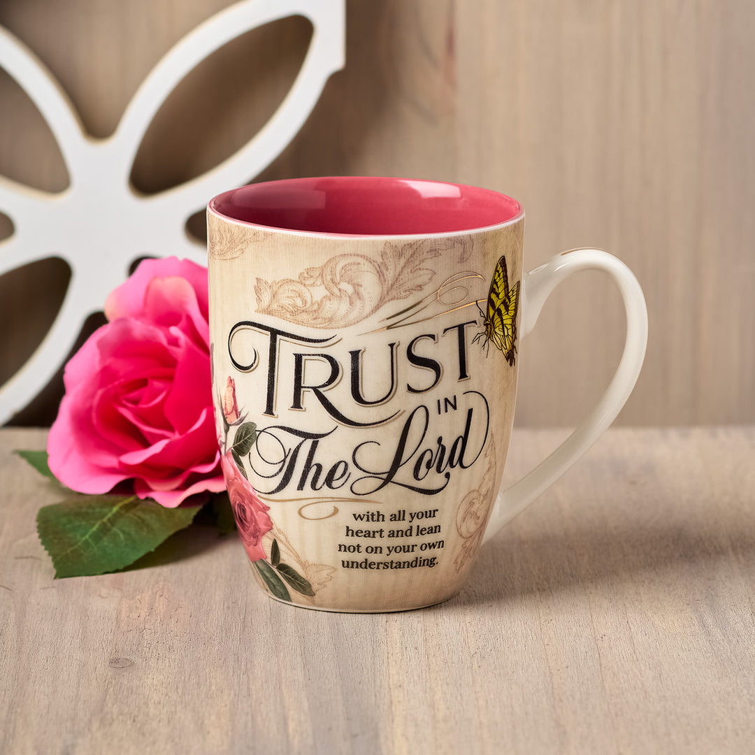 Trust In The Lord Ceramic Mug - Proverbs 3:5