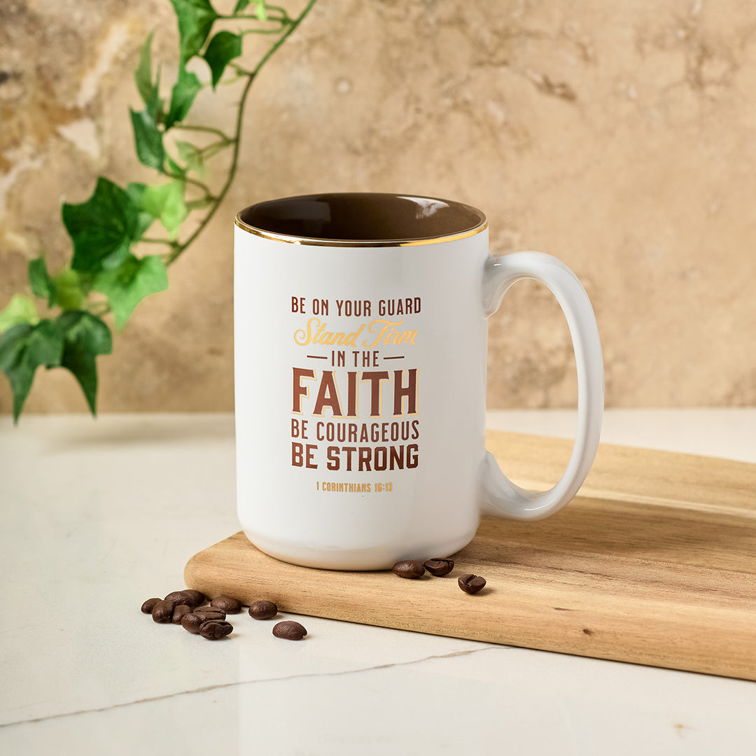 Stand Firm Ceramic Mug - 1 Cor. 16:13