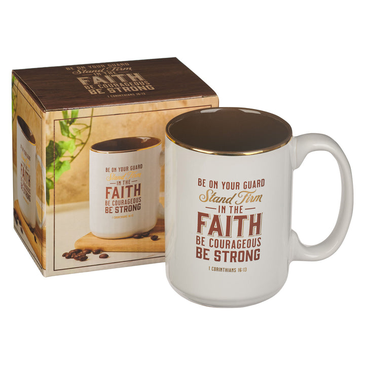 Stand Firm Ceramic Mug - 1 Cor. 16:13